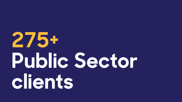 275+ Public Sector clients